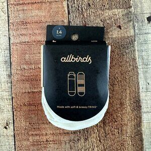 Allbird sprinted low trino unisex socks in summertime white -L